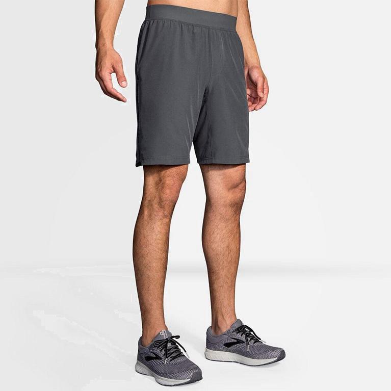 Brooks Equip 9 Løpeshorts Herre Pris - Grå - Norge (YSA239746)